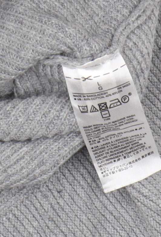 Banana Republic Women's Grey Pullover Jumper L