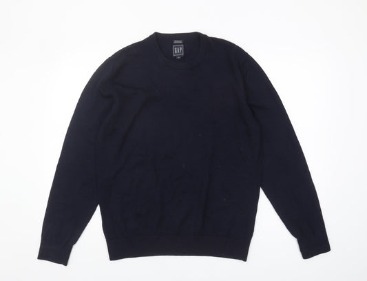 GAP Men's Blue Merino Wool Pullover Jumper M