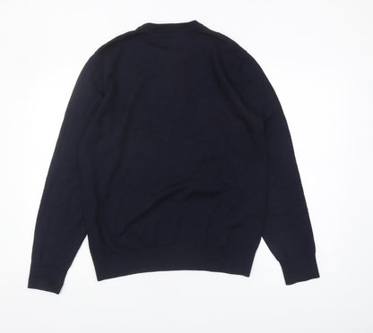 GAP Men's Blue Merino Wool Pullover Jumper M