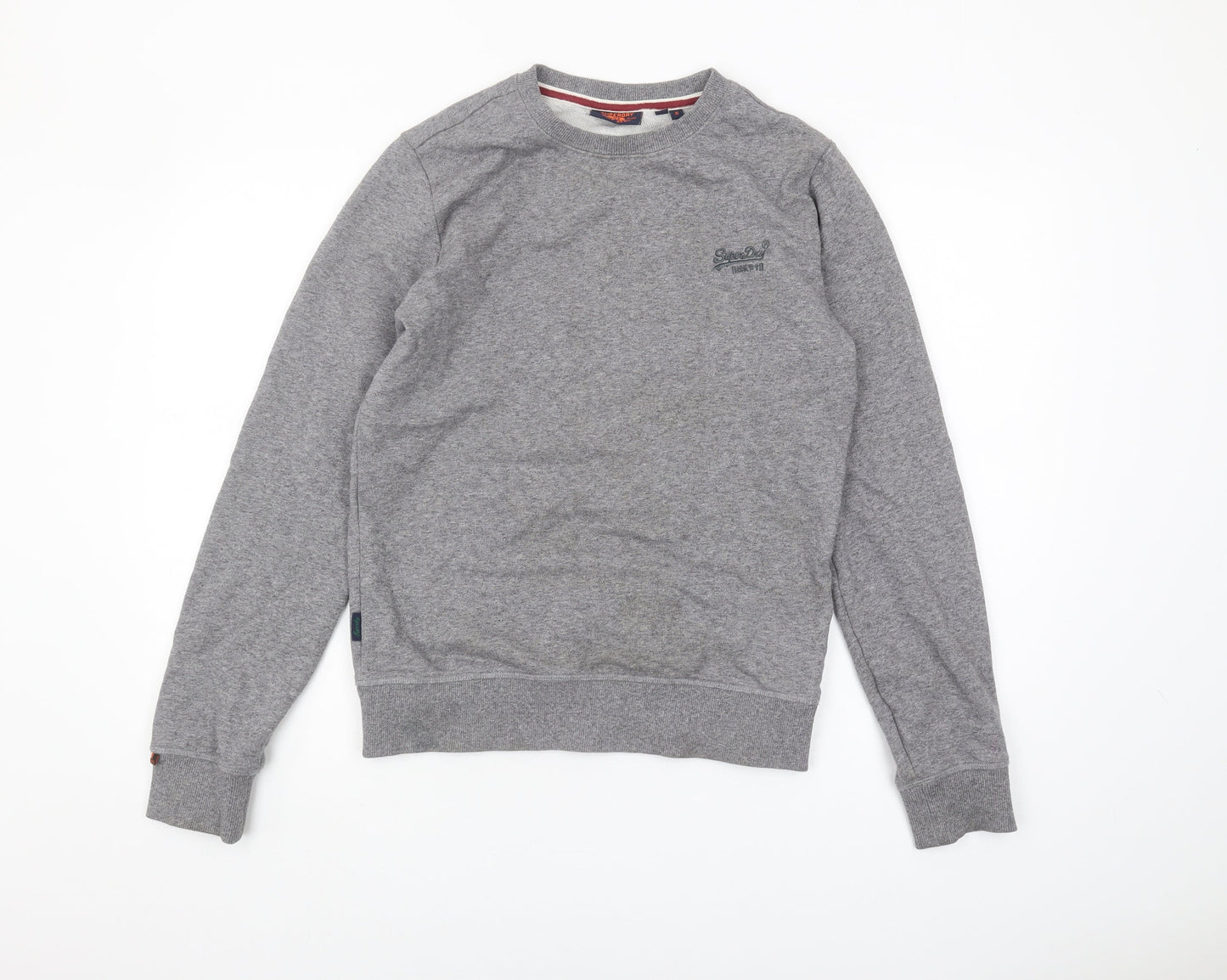Superdry Men's Grey S Sweatshirt Regular Fit Crew Neck