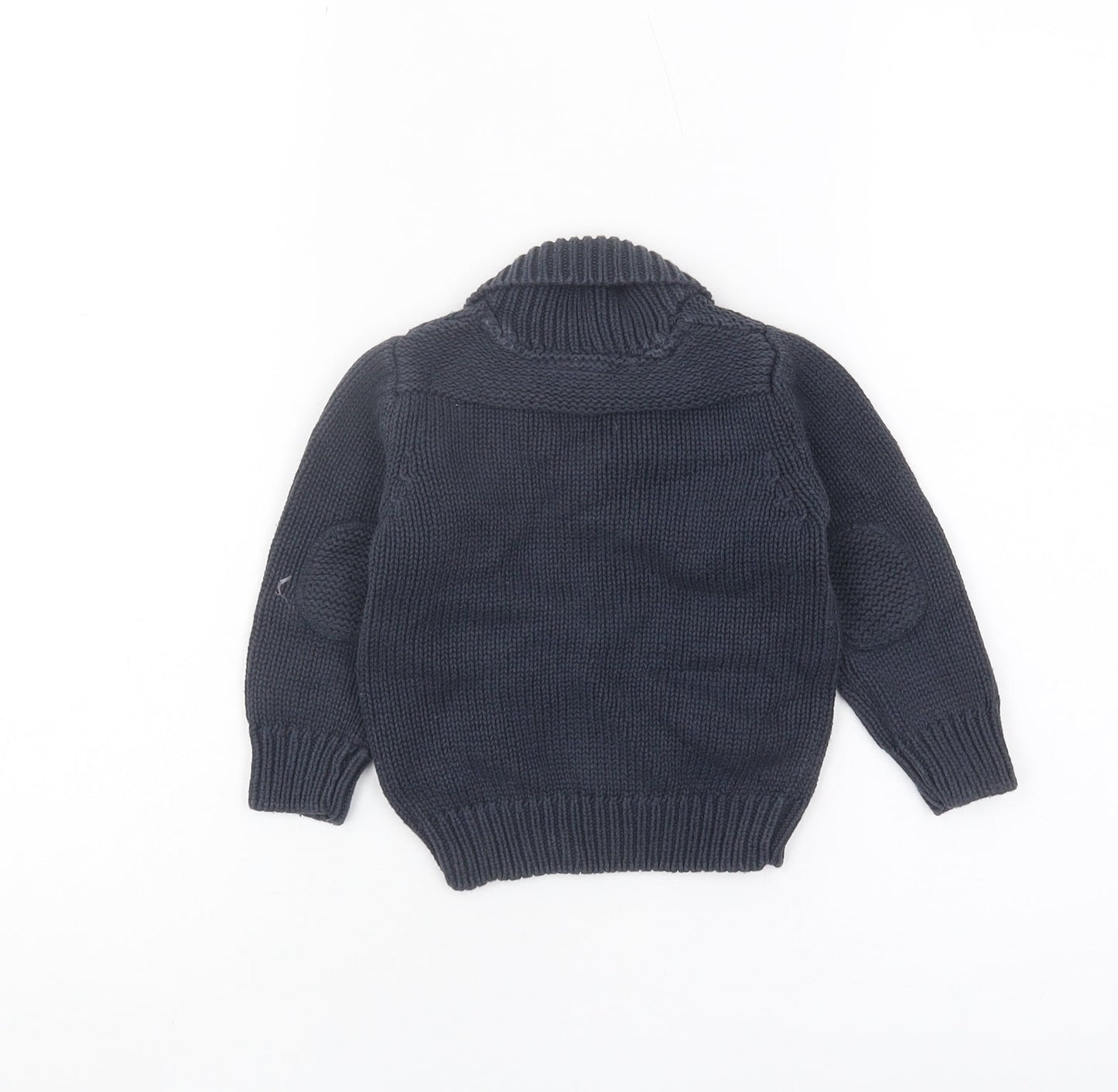 Jasper Conran Unisex Baby Black Cardigan 12-18 Months Cotton Knit