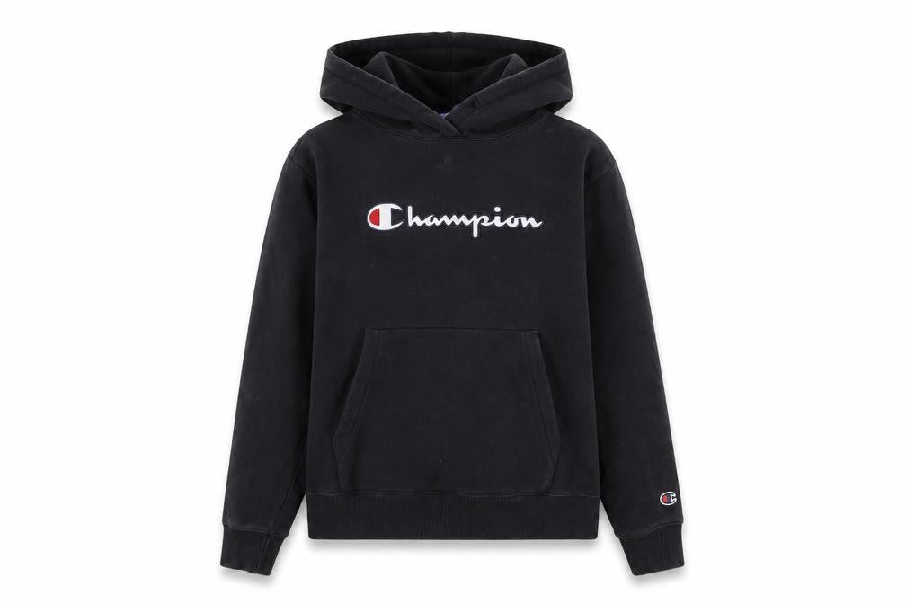 Womens UK Size XS Champion Black Pullover Hoodie