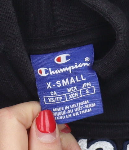 Champion Women's Black XS Pullover Hoodie