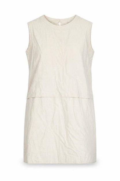 Wallis Beige Silk Shift Dress, UK 10, Women's Vintage