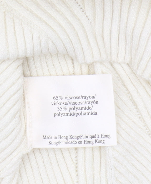 Womens UK Size 12 Laura Ashley Ivory Cardigan Jumper