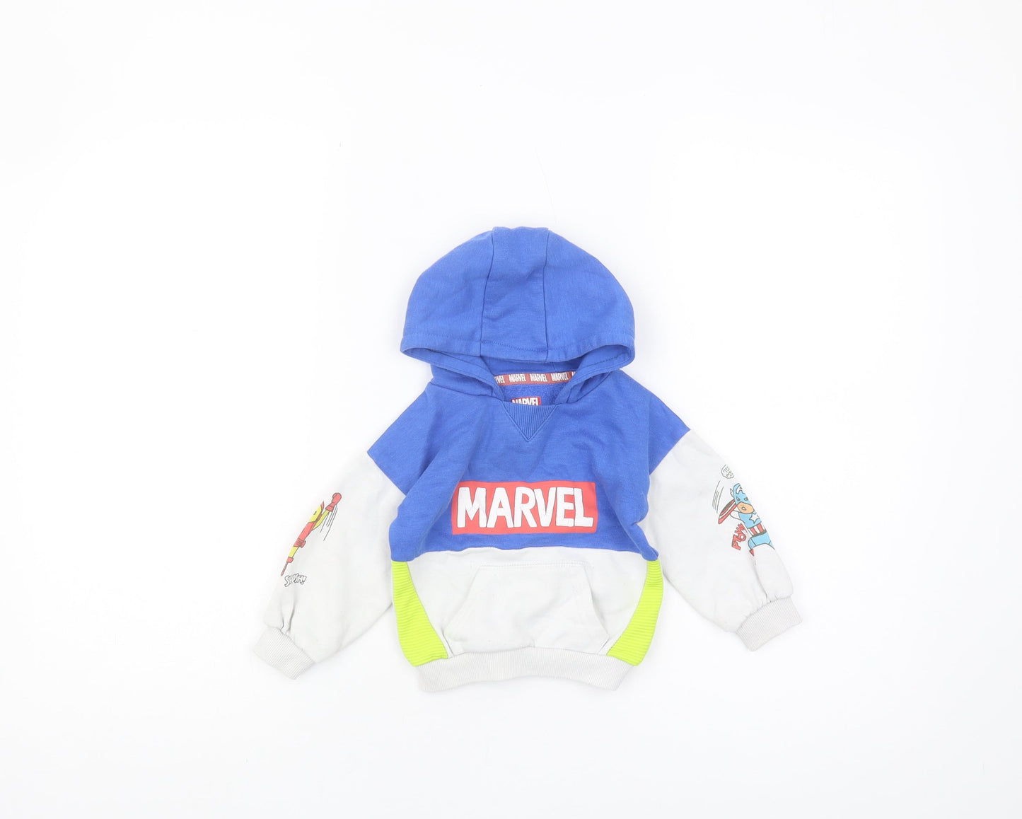 Marvel Unisex Baby Blue Jacket 6-9 Months Hooded