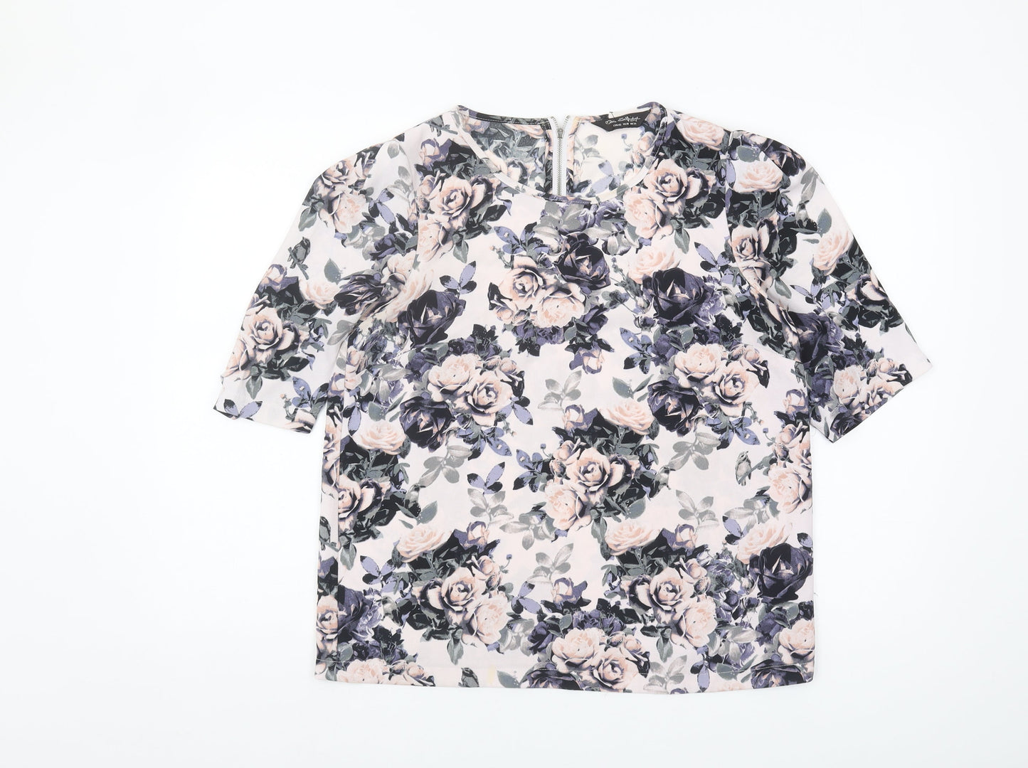 Womens UK Size 14 Miss Selfridge Multicoloured Basic Blouse