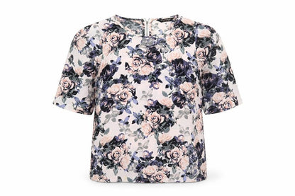 Womens UK Size 14 Miss Selfridge Multicoloured Basic Blouse