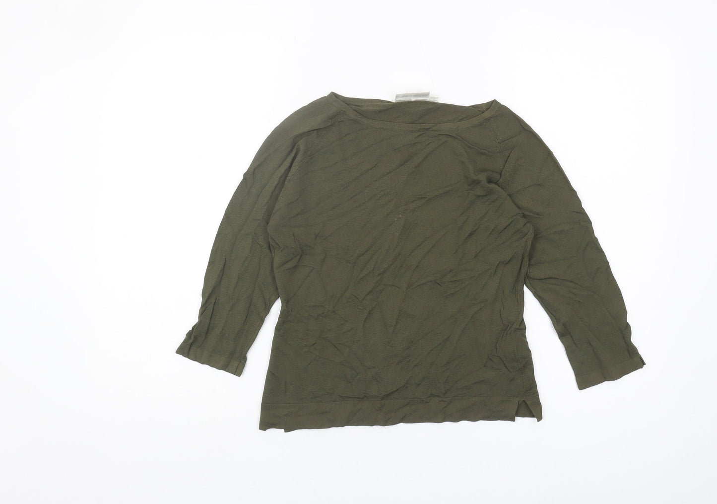Hennes Green Boat Neck Women's Jumper, Medium