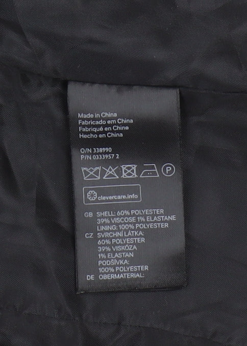 H&M Women's Grey Shawl Lapel Blazer Size 4