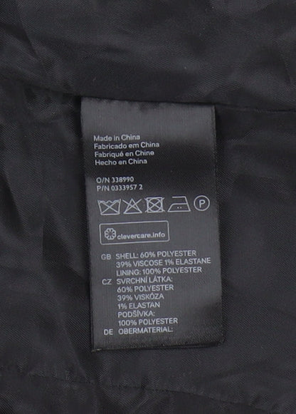 H&M Women's Grey Shawl Lapel Blazer Size 4