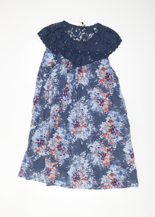 Next Women's Multicoloured Floral Dress Size 14