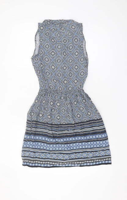 New Look Women's Multicoloured Dress, Size 8, Sleeveless