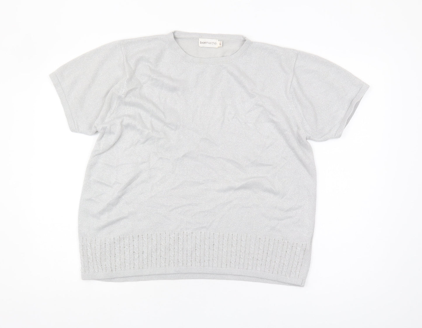 Womens UK Size L Bonmarché Grey Pullover Jumper