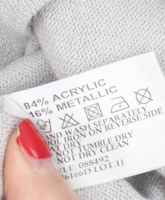 Womens UK Size L Bonmarché Grey Pullover Jumper