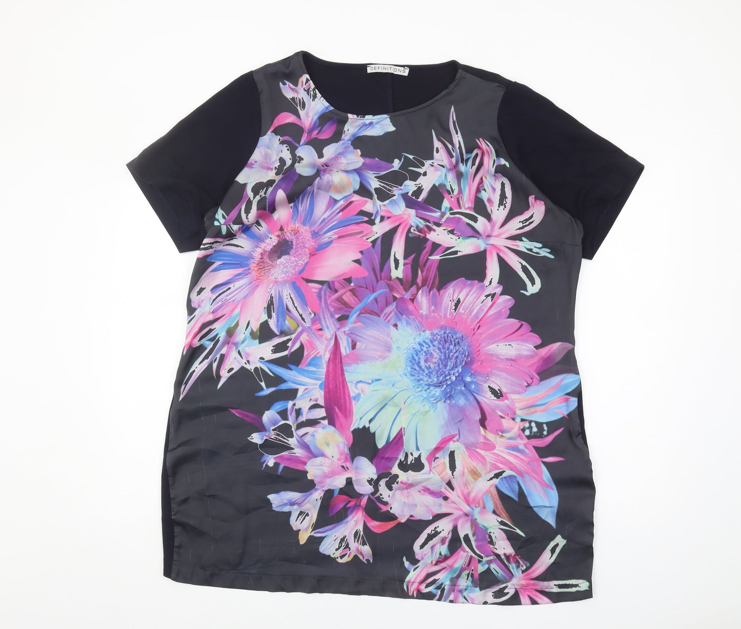 Womens UK Size 20 South Multicoloured Basic T-Shirt