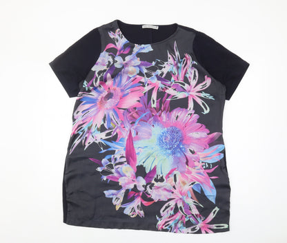Womens UK Size 20 South Multicoloured Basic T-Shirt