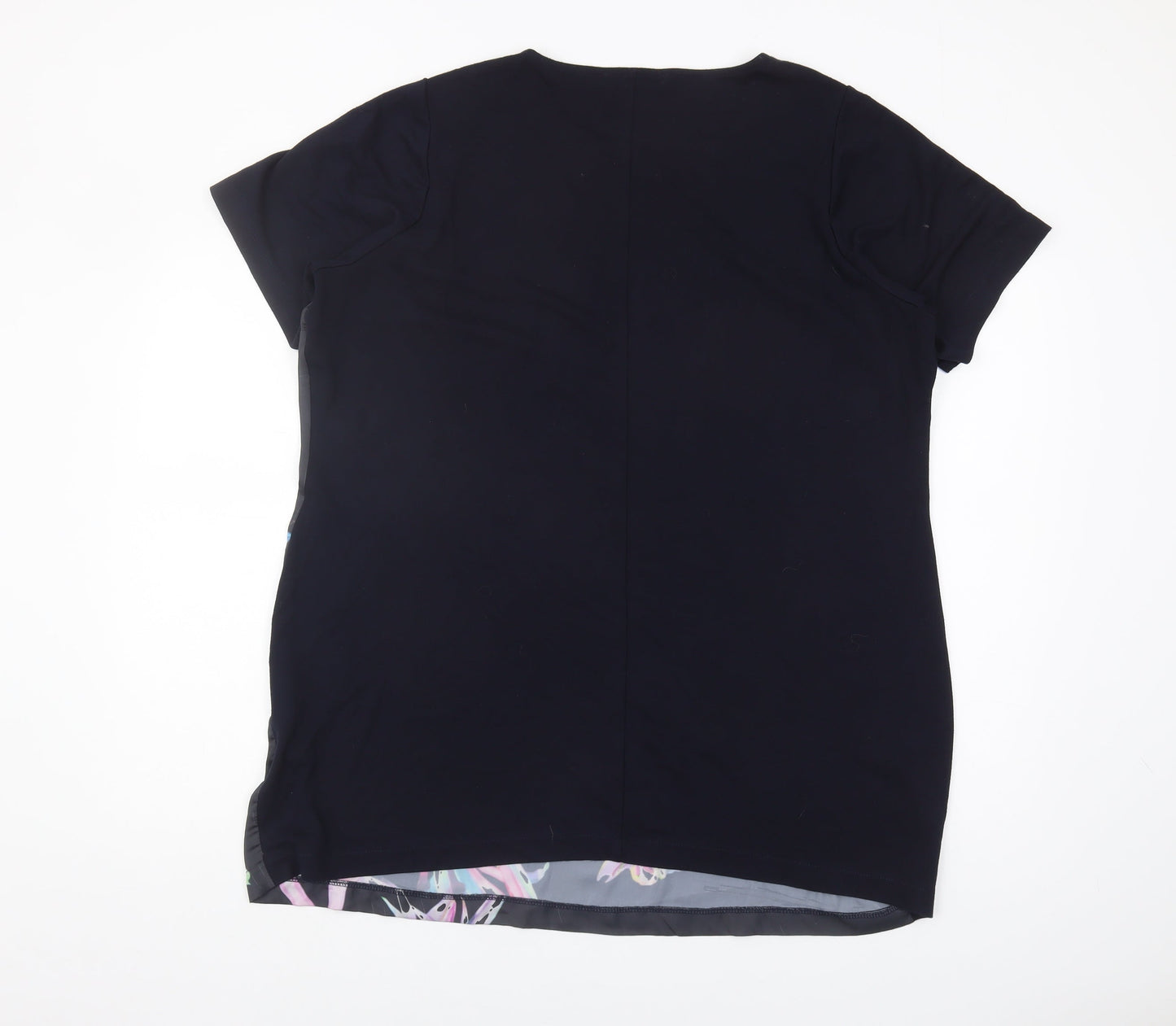 Womens UK Size 20 South Multicoloured Basic T-Shirt