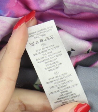 Womens UK Size 20 South Multicoloured Basic T-Shirt
