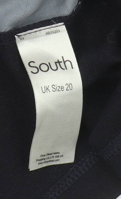 Womens UK Size 20 South Multicoloured Basic T-Shirt