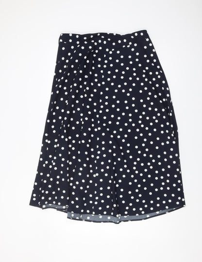 Marks and Spencer Women's Blue Polka Dot Midi Skirt