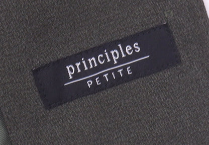 Principles Women's Petite Green Blazer, Size 12, Classic Cut