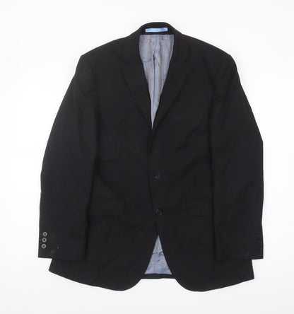 Mens UK Size 36 Burton Regular Black Suit Jacket