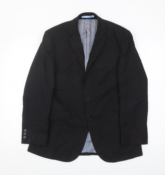Mens UK Size 36 Burton Regular Black Suit Jacket