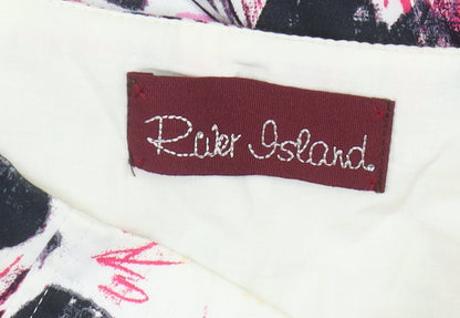 Womens UK Size S River Island Flare No Data Skirt