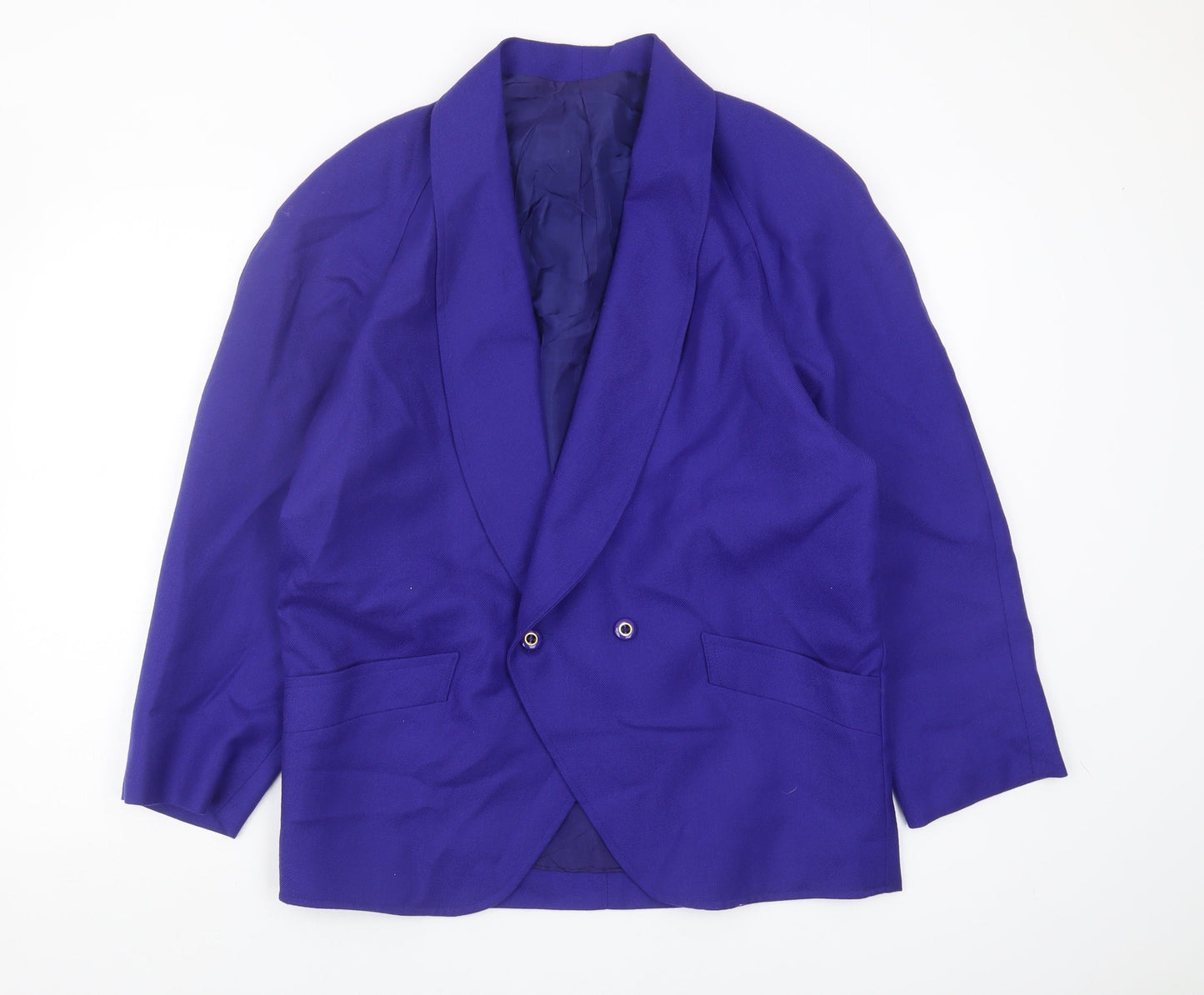 St.Bernard Women's Purple Wool Blazer, Size 14