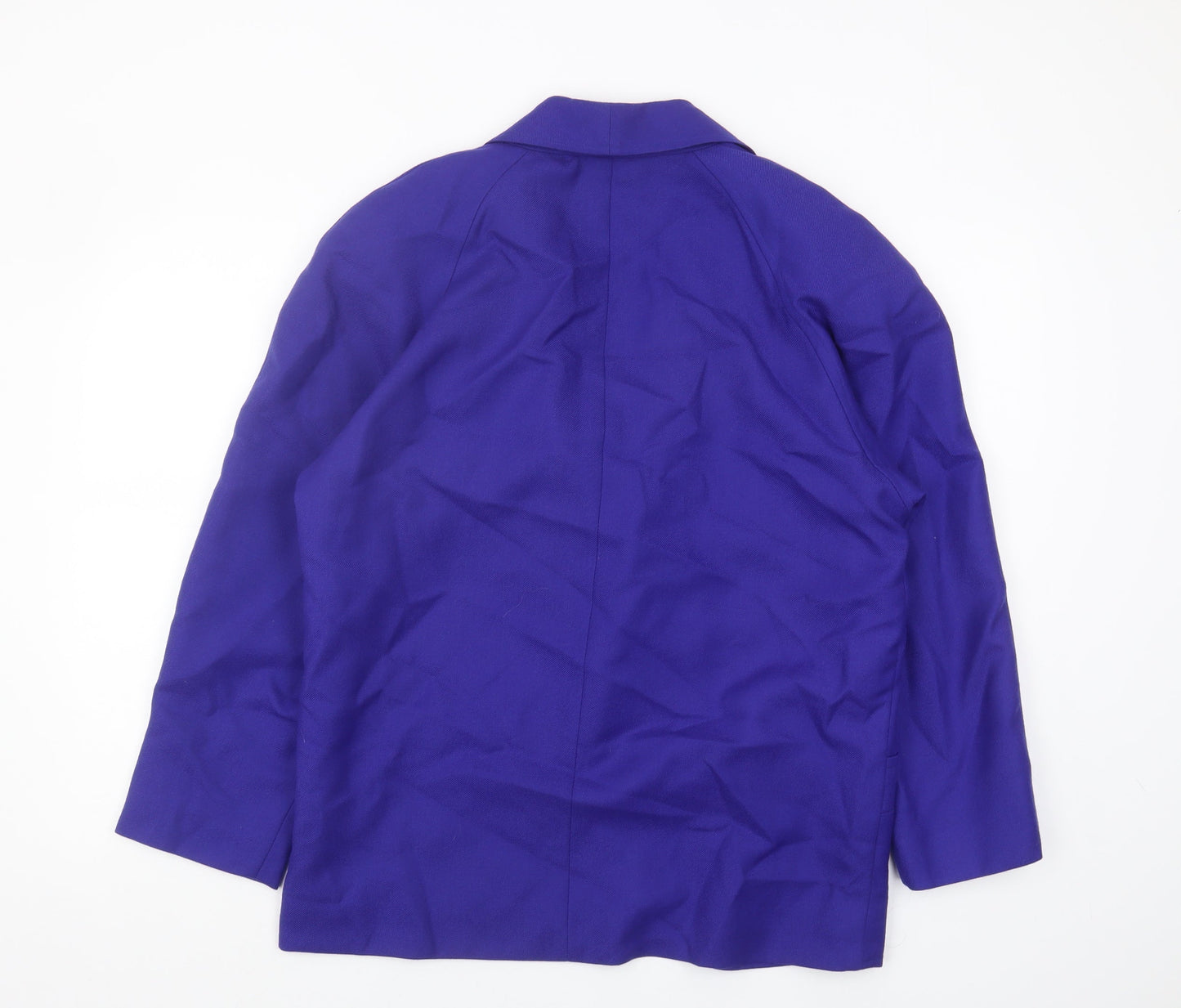 St.Bernard Women's Purple Wool Blazer, Size 14