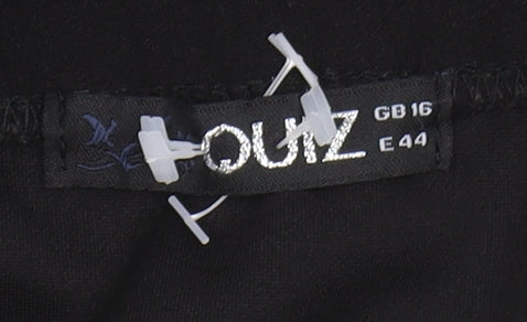 Quiz Women's Black Jumpsuit Size 16, Party Ready