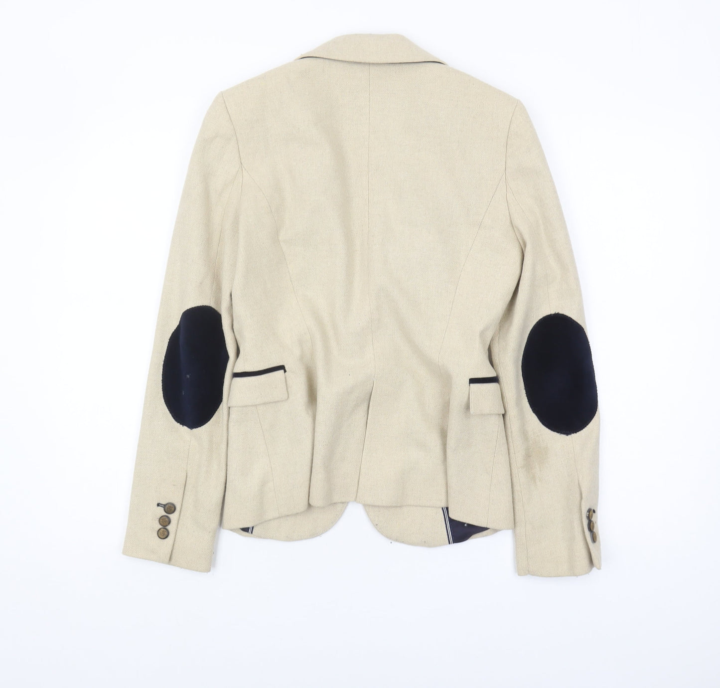 Zara Basic Women's Beige Regular Fit Blazer S