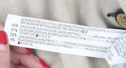 Zara Basic Women's Beige Regular Fit Blazer S