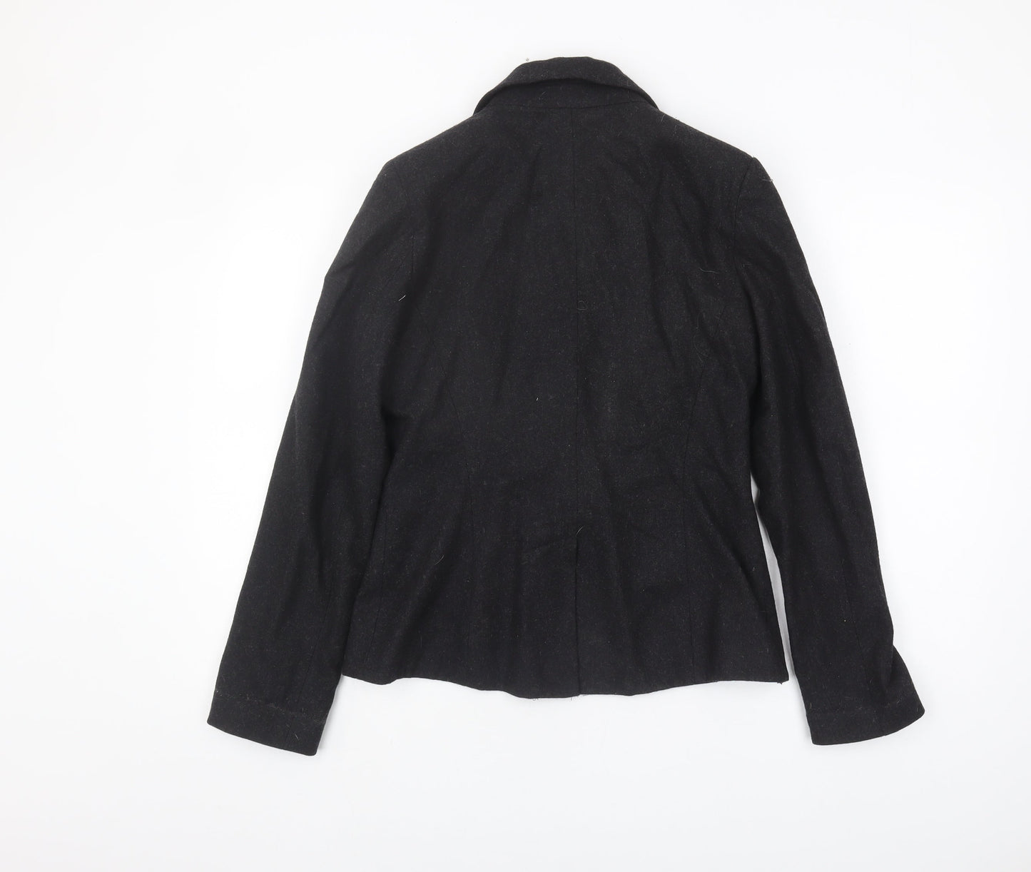 New Look Women's Black Blazer Size 12 Single-Breasted