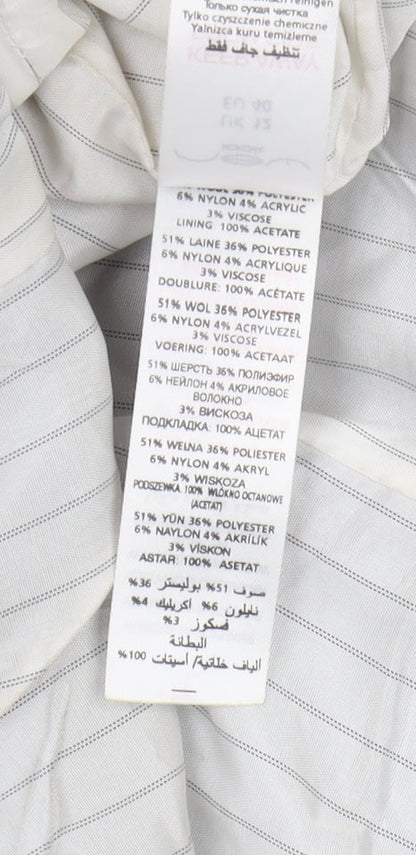 New Look Women's Black Blazer Size 12 Single-Breasted