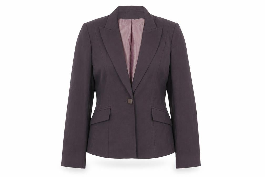 Womens UK Size 12 Principles Regular Purple Suit Jacket