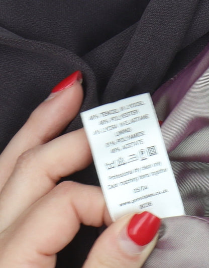 Principles Women's Purple Suit Jacket Size 12