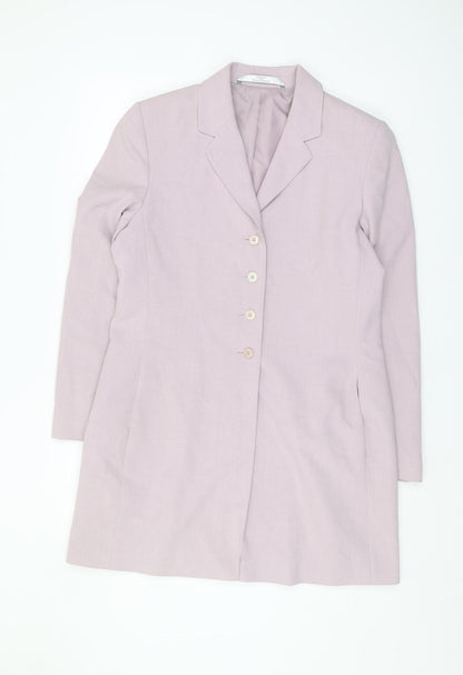 Marks and Spencer Women's Pink Blazer Size 14 Classic Fit