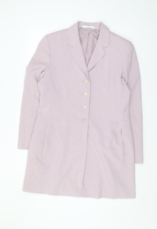 Marks and Spencer Women's Pink Blazer Size 14 Classic Fit