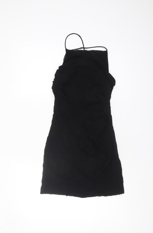 Zara Women's Black XS Slip Dress - Party Classic