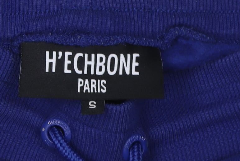 H'ECHBONE Blue Jogger Trousers S Unisex Casual