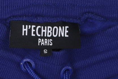 H'ECHBONE Blue Jogger Trousers S Unisex Casual
