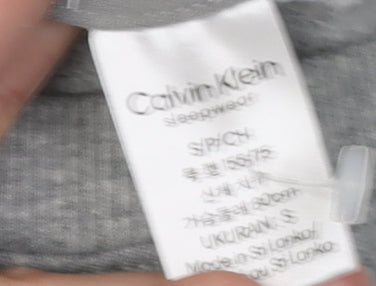 Womens UK Size S Calvin Klein Grey Pullover Sweatshirt