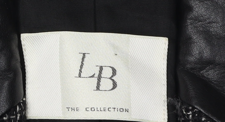 LB Women's Black Tweed Blazer - Size 8, Business Casual