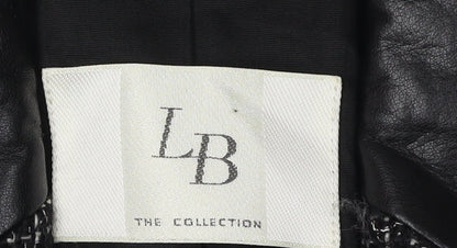 LB Women's Black Tweed Blazer - Size 8, Business Casual