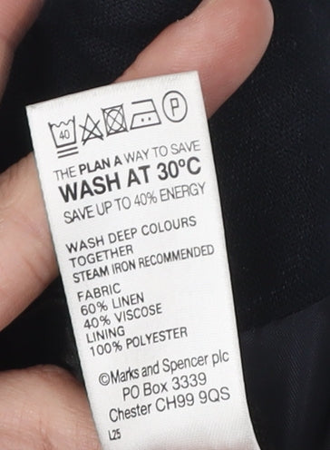 Marks and Spencer Women's Black Pencil Skirt, Size 14