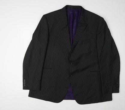 Mens UK Size 48 Marks and Spencer Regular Black Suit Jacket