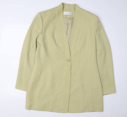 PLATINUM Gold Women's Blazer, Size 16, Shawl Collar