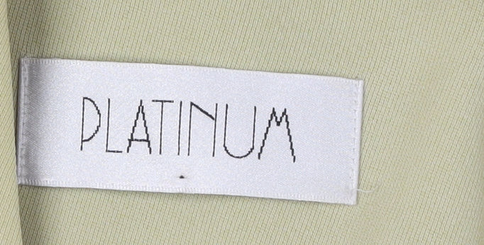 PLATINUM Gold Women's Blazer, Size 16, Shawl Collar